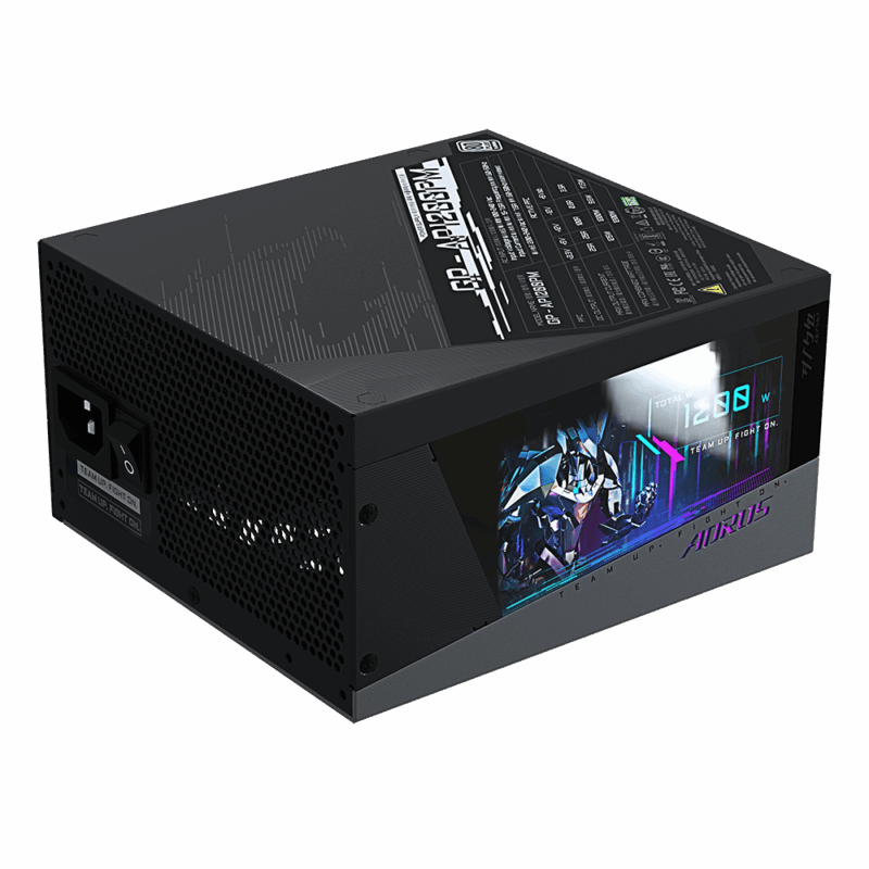 Gigabyte AORUS P1200PM 1200W 80+ Platinum Modular LCD monitor
