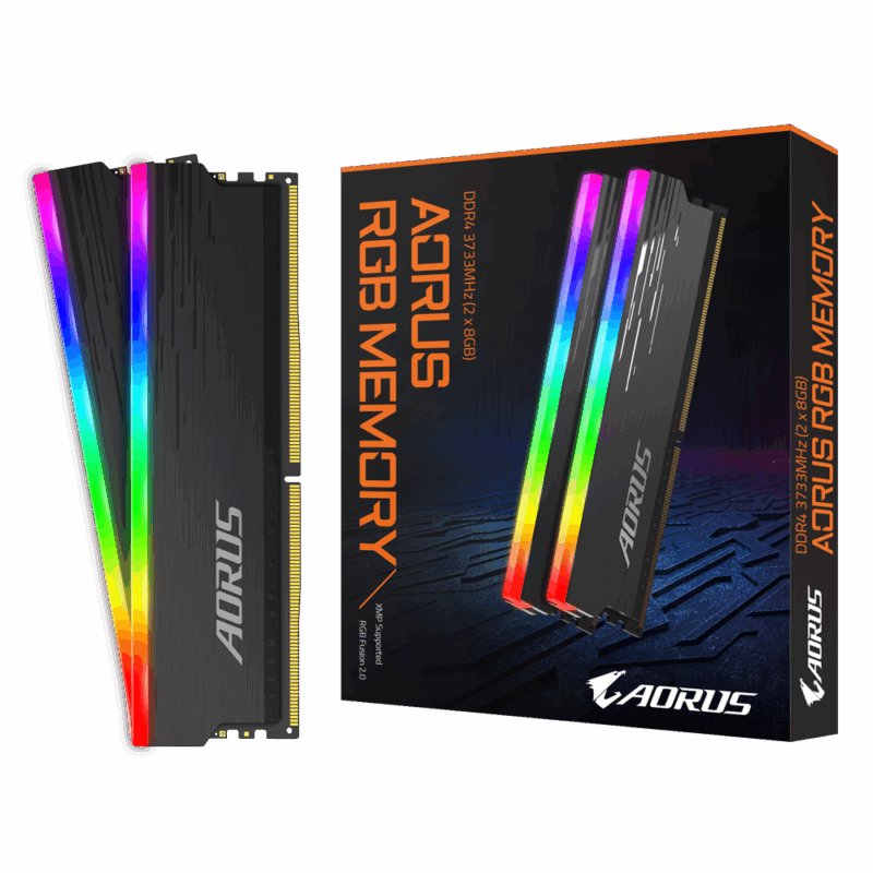 Gigabyte AORUS 16GB kit DDR4 3733 CL18 RGB