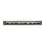 50 Port Smart Managed PoE Switch 44x Gigabit Copper PoE and 4x Gigabit dual pers.