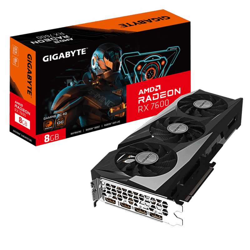 Gigabyte Radeon RX 7600 GAMING OC 8G