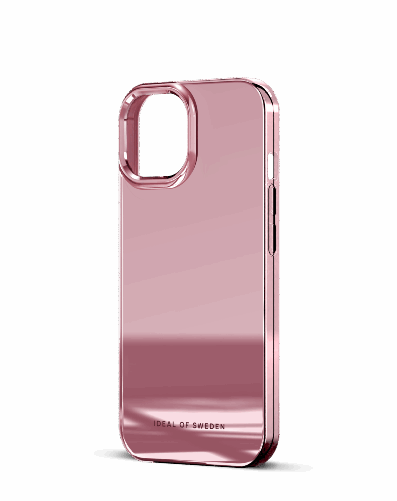 iDeal Fashion Clear Case iPhone 15 Mirror Rose Pink