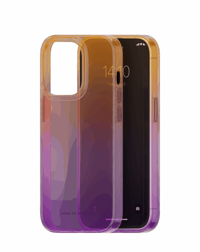 iDeal Fashion Clear Case iPhone 14 Pro Vibrant Ombre