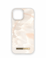 iDeal Fashion Case MagSafe iPhone 15 Rose Pearl Marble