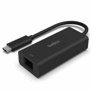 Belkin Connect USB-C to 2.5 Gb Ethernet Adapter - Black