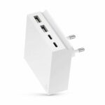 USBePower Hide Mini 27W 4-in-1 wall charger - White