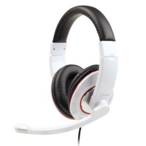 Slúchadlá GEMBIRD MHS-001 Gaming glossy white