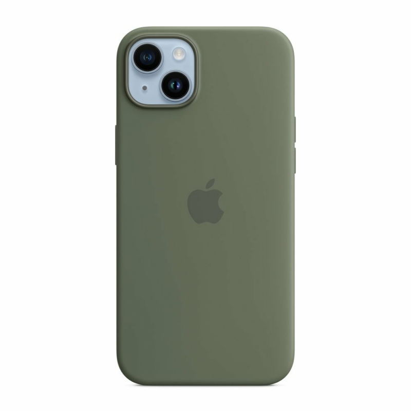 Apple iPhone 14 Plus Silicone Case with MagSafe - Olive