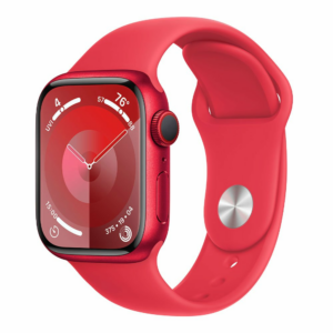 Apple Watch Series 9 GPS + Cellular 45mm (PRODUCT)RED Aluminium Case with (PRODUCT)RED Sport Band - S/M