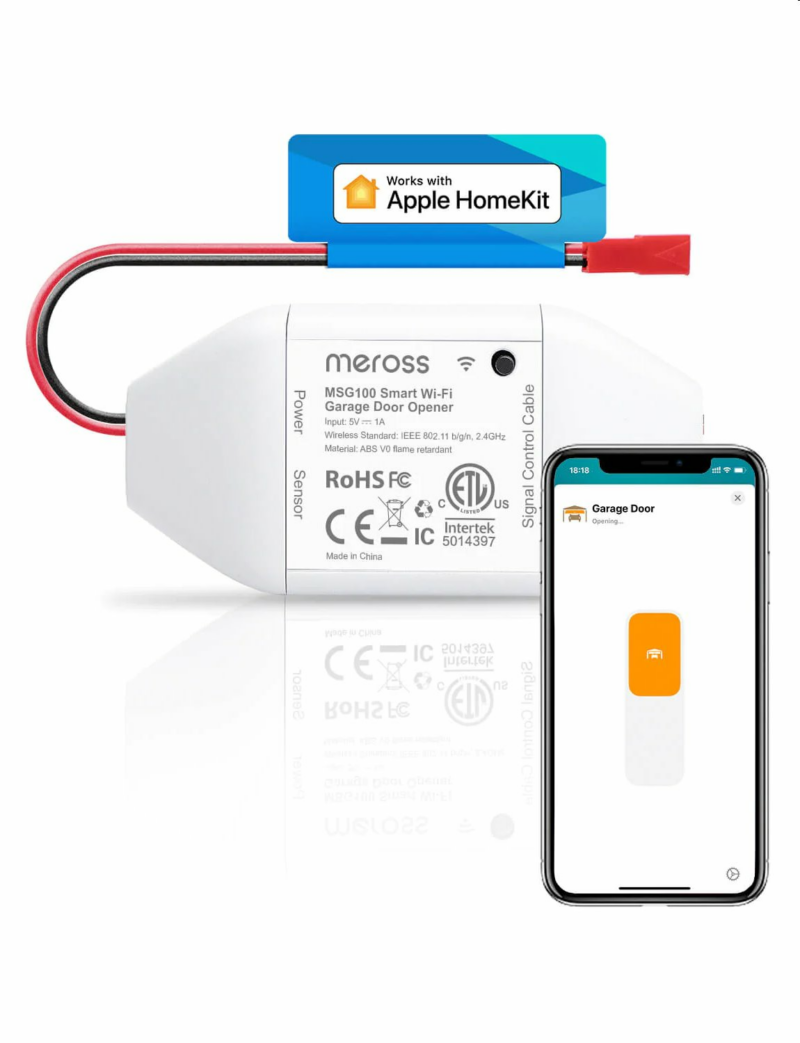 Meross Smart Wi-Fi Ovládanie otvárania garažovej brány