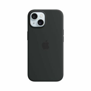 iPhone 15 Silicone Case with MagSafe - Black