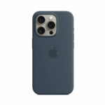 iPhone 15 Pro Silicone Case with MagSafe - Storm Blue