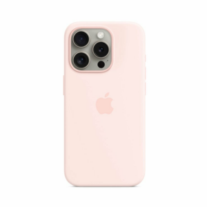 iPhone 15 Pro Silicone Case with MagSafe - Light Pink
