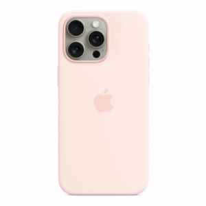 iPhone 15 Pro Max Silicone Case with MagSafe - Light Pink