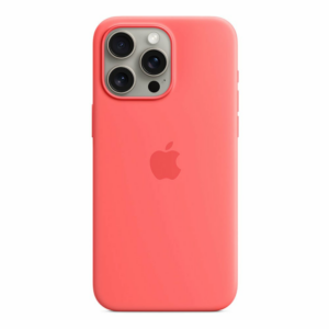 iPhone 15 Pro Max Silicone Case with MagSafe - Guava