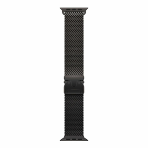 Apple Watch 49mm Black Titanium Milanese Loop - Large