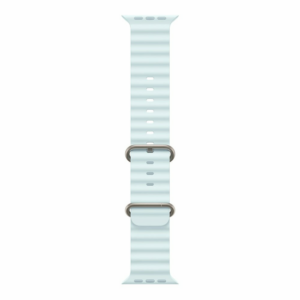 Apple Watch 49mm Ice Blue Ocean Band - Natural Titanium Finish