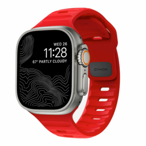 Nomad remienok Sport Strap pre Apple Watch 44-49mm - Night Watch Red