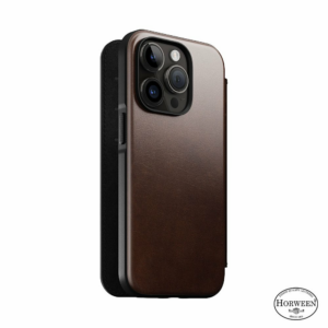 Nomad puzdro Modern Leather Folio Magsafe Horween pre iPhone 14 Pro - Rustic Brown