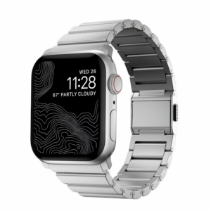 Nomad remienok pre Apple Watch 44/45/49 mm - Aluminium Band/Silver Hardware