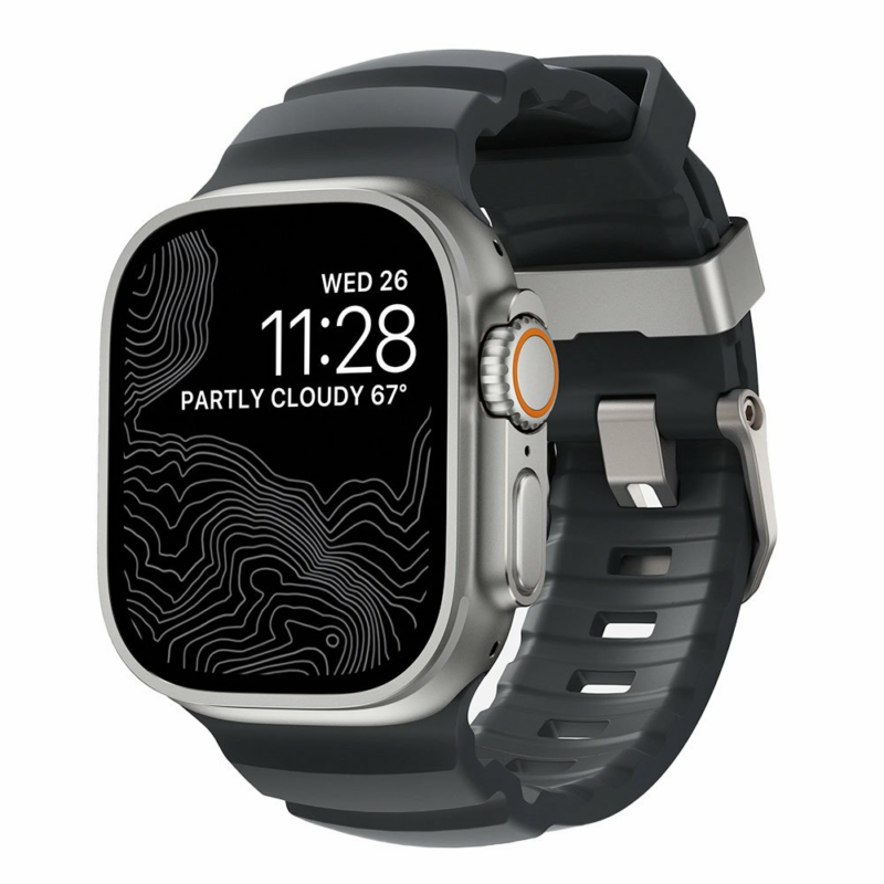 Nomad remienok Rocky Point Band pre Apple Watch 46/49mm - Storm/Natural