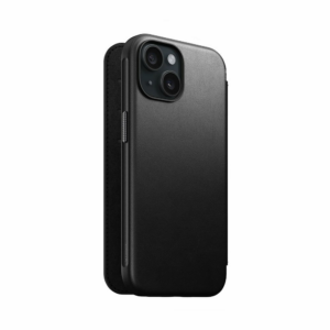 Nomad puzdro Modern Leather Folio Magsafe pre iPhone 15 - Black