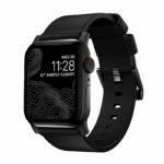 Nomad kožený remienok pre Apple Watch 42/44/45 mm - Modern Black/Black Hardware