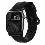 Nomad kožený remienok pre Apple Watch 42/44/45 mm - Traditional Black/Black Hardware