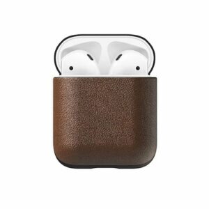 Nomad puzdro Rugged Case pre Apple Airpods 1&2 - Rustic Brown Leather