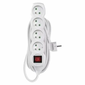 EMOS Predlzovaci kabel 16A (4zás. + vypínač) 5M