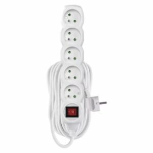 EMOS Predlzovaci kabel 16A (5zás. + vypínač) 10M