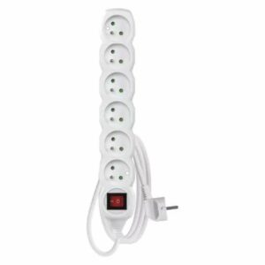 EMOS Predlzovaci kabel 16A (6zás.+ vypínač) 2M
