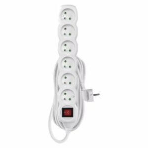 EMOS Predlzovaci kabel 16A (6zás. + vypínač) 5M