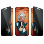 PanzerGlass ochranné sklo UWF Privacy pre iPhone 15 Plus - Black Frame