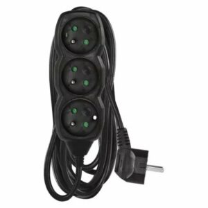 EMOS Predlzovaci kabel 16A (3zás.) 5M  ČIERNY