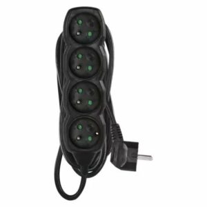 EMOS Predlzovaci kabel 16A (4zás.) 5M  ČIERNY