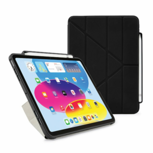 Pipetto puzdro Origami Pencil Case pre iPad 10-11 Gen 2022/2025 - Black