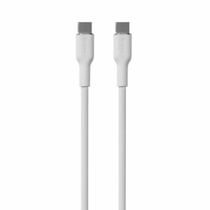Puro kábel Soft Silicone Cable USB-C to USB-C 1.5m - White