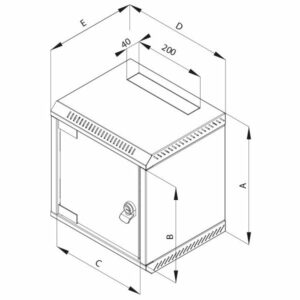 TRITON 10" nástenny rozvádzač RBA