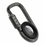 Raptic Airtag Holder Link+Lock pre Apple Airtag - Black