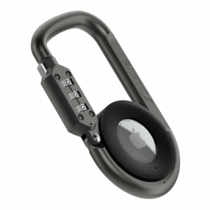 Raptic Airtag Holder Link+Lock pre Apple Airtag - Black