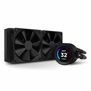 NZXT AIO liquid cooler CPU Kraken 240 ELITE / 2x120mm fan / 4-pin PWM / LCD display / black