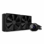 NZXT AIO liquid cooler CPU Kraken 280 / 2x140mm fan / 4-pin PWM / LCD display / black