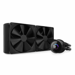 NZXT AIO liquid cooler CPU Kraken 280 / 2x140mm fan / 4-pin PWM / LCD display / black