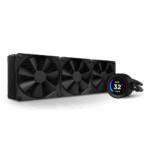 NZXT AIO liquid cooler CPU Kraken 360 / 3x120mm fan / 4-pin PWM / LCD display / black