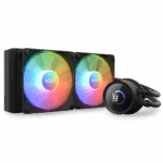 NZXT AIO liquid cooler CPU Kraken 240 RGB / 2x120mm fan / 4-pin PWM / LCD display / black