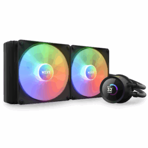 NZXT AIO liquid cooler CPU Kraken 280 RGB / 2x140mm fan / 4-pin PWM / LCD display / black