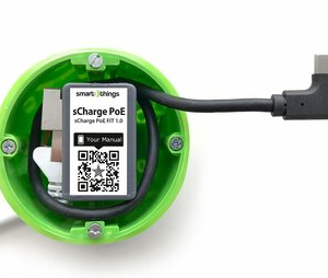smart things sCharge PoE FIT USB-C - Inwall power supply e.g. for sDock Fix