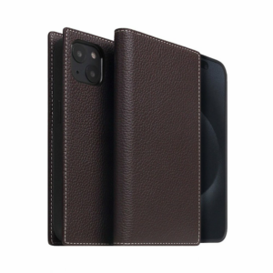 SLG Design puzdro D8 Magsafe Full Grain Leather pre iPhone 15 - Brown