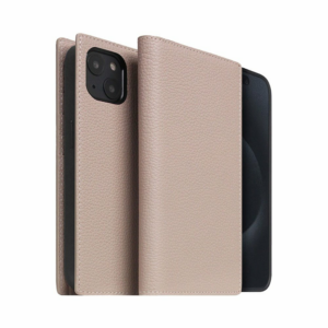 SLG Design puzdro D8 Magsafe Full Grain Leather pre iPhone 15 - Light Cream