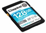 Kingston 128GB SDXC Canvas Go Plus 170R C10 UHS-I U3 V30